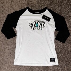 Interactive Advocacy “Don’t Just Stand There!” 3/4 Sleeve Raglan T-Shirt - M